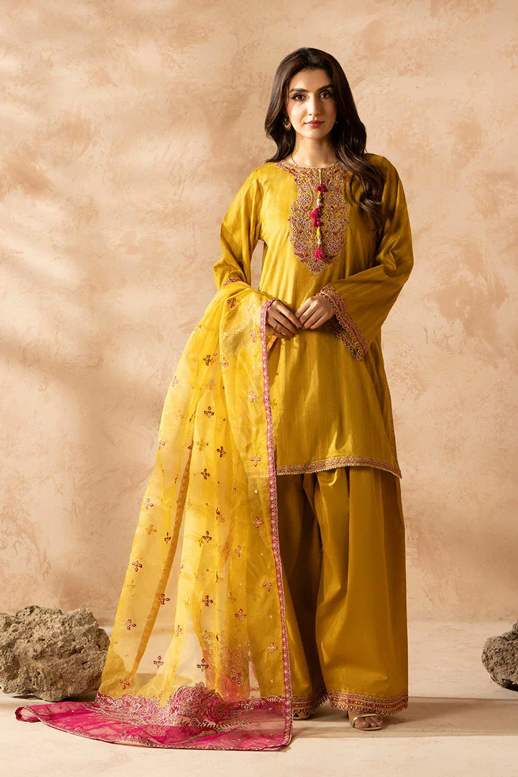 Picture of Ellena - 3-PC Stitched Embroidered Suit - Available at Raja Sahib
