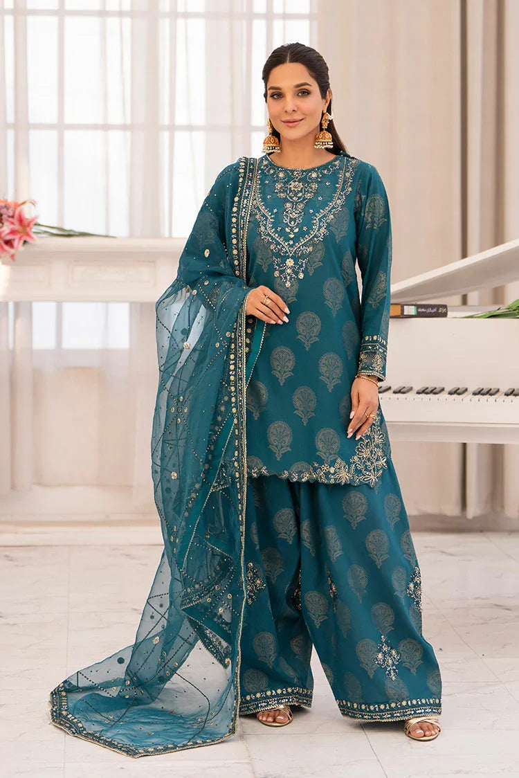 Picture of Ellena - 3-PC Stitched Embroidered Suit - Available at Raja Sahib
