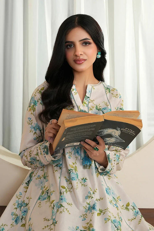 Picture of Ellena - 2-PC Stitched Printed Suit - Available at Raja Sahib