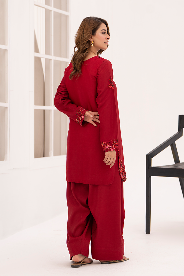 Picture of Ellena - 2-PC Stitched Embellished Suit - Available at Raja Sahib
