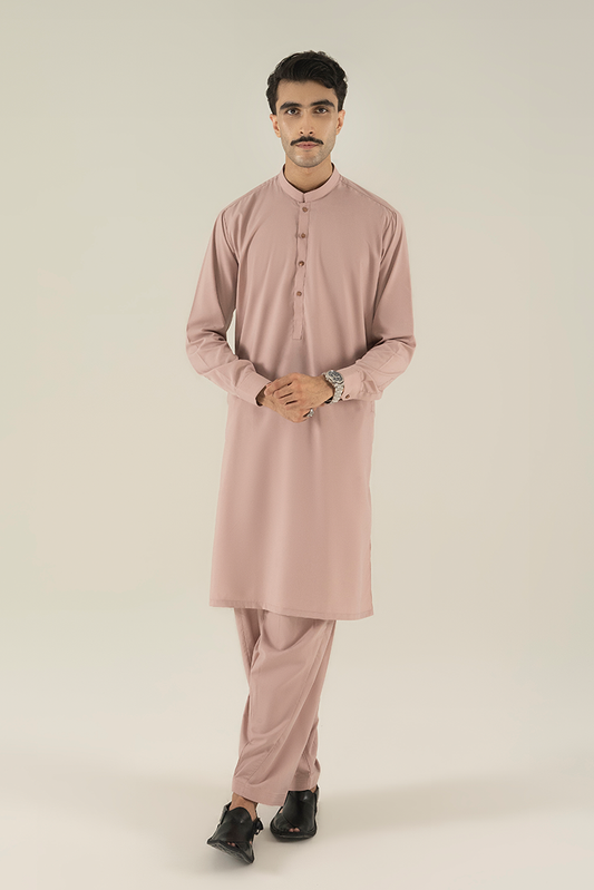 Black Pearl - Wash & Wear | Muave Ban Kameez Shalwar