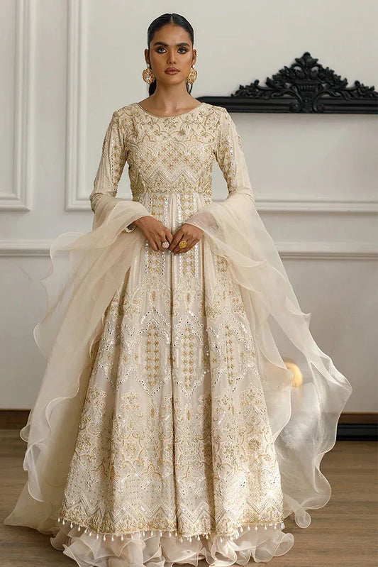Picture of Threads & Motifs - Handwork Embroidered Dress With Skirt - 7050.1 - Available at Raja Sahib