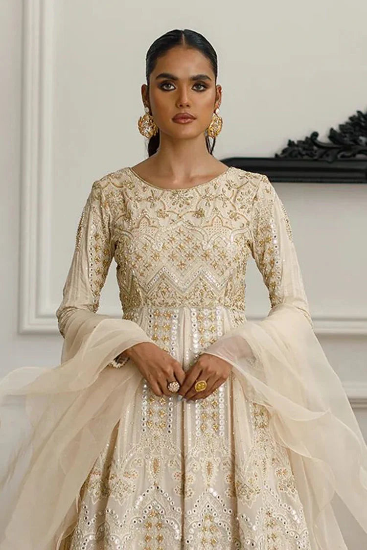Picture of Threads & Motifs - Handwork Embroidered Dress With Skirt - 7050.1 - Available at Raja Sahib