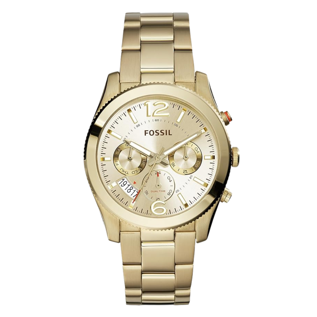 Picture of Fossil Gold Stainless Steel Gold Dial Quartz Watch for Ladies - Es3884 - Available at Raja Sahib