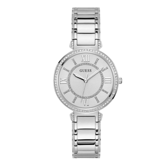 Guess Guess GW0588L2 Silver Stainless Steel Silver Dial Quartz Watch for Ladies - GW0588L2