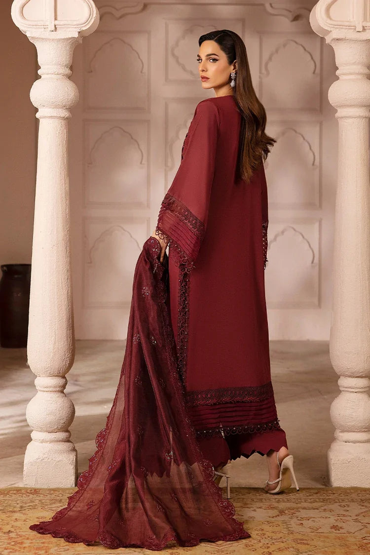 Picture of Tessa - Raw Silk Collection - Almandine Garnet - Available at Raja Sahib