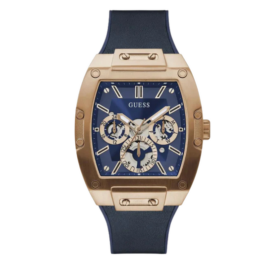 Picture of Guess Phoenix Blue Silicone Strap Blue Dial Quartz Watch for Gents - GW0202G4 - Available at Raja Sahib