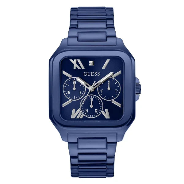 Picture of Guess Blue Stainless Steel Blue Dial Quartz Watch for Gents - GW0631G3 - Available at Raja Sahib