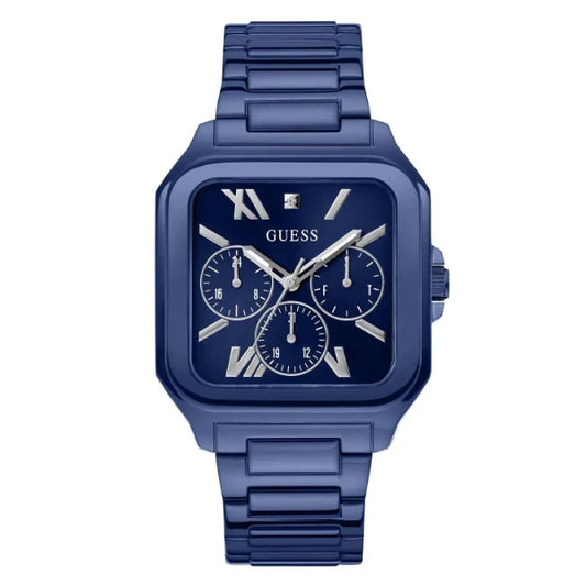 Picture of Guess Blue Stainless Steel Blue Dial Quartz Watch for Gents - GW0631G3 - Available at Raja Sahib