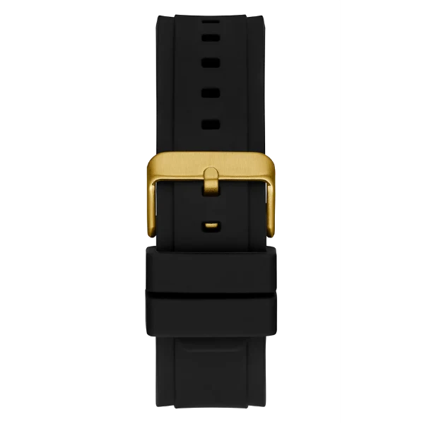 Picture of Guess Matrix Black Silicone Strap Black Dial Quartz Watch for Gents - GW0423G2 - Available at Raja Sahib