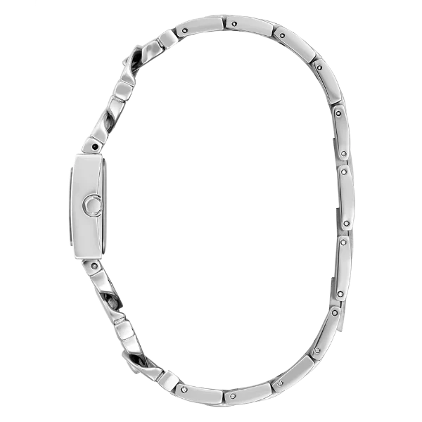 Picture of Guess Runaway Silver Stainless Steel Silver Dial Quartz Watch for Ladies - GW0603L1 - Available at Raja Sahib