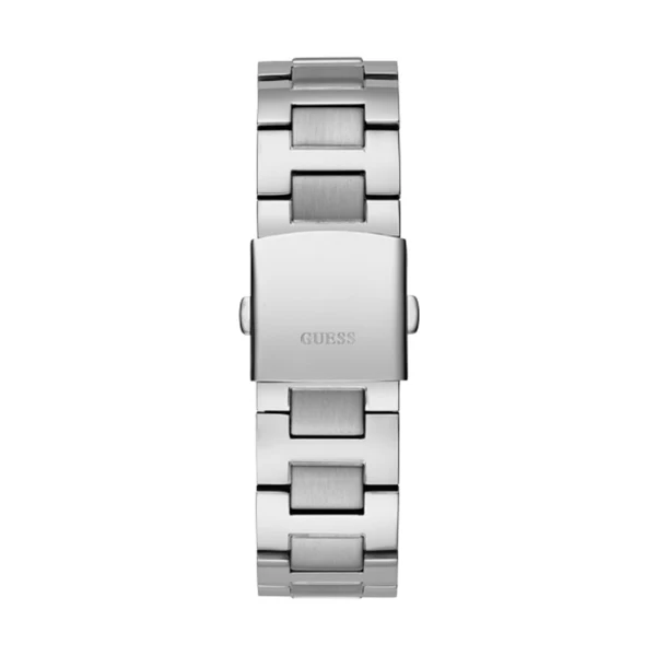 Picture of Guess Empire Silver Stainless Steel Blue Dial Quartz Watch for Gents - GW0489G1 - Available at Raja Sahib