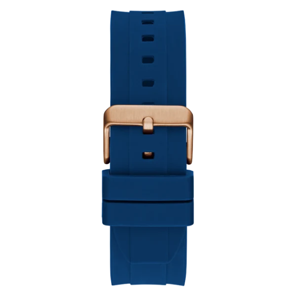 Picture of Guess Empire Blue Silicone Strap Lime Green Dial Quartz Watch for Gents - GW0583G3 - Available at Raja Sahib