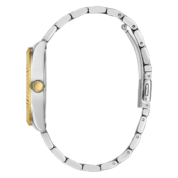 Picture of Guess Luna Two-tone Stainless Steel Green Dial Quartz Watch for Ladies - GW0308L5 - Available at Raja Sahib