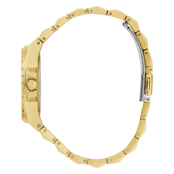 Picture of Guess Rebellious Gold Stainless Steel Gold Dial Quartz Watch for Ladies - GW0601L1 - Available at Raja Sahib