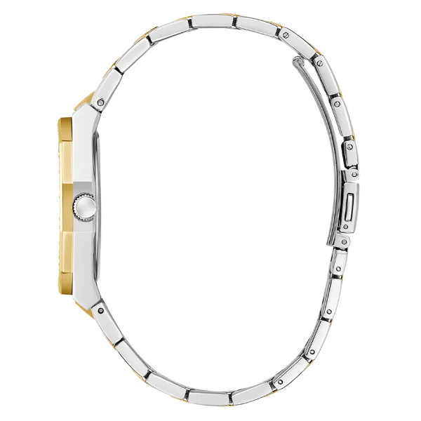 Picture of Guess Desire Two-Tone Stainless Steel Black Dial Quartz Watch for Ladies - GW0770L4 - Available at Raja Sahib