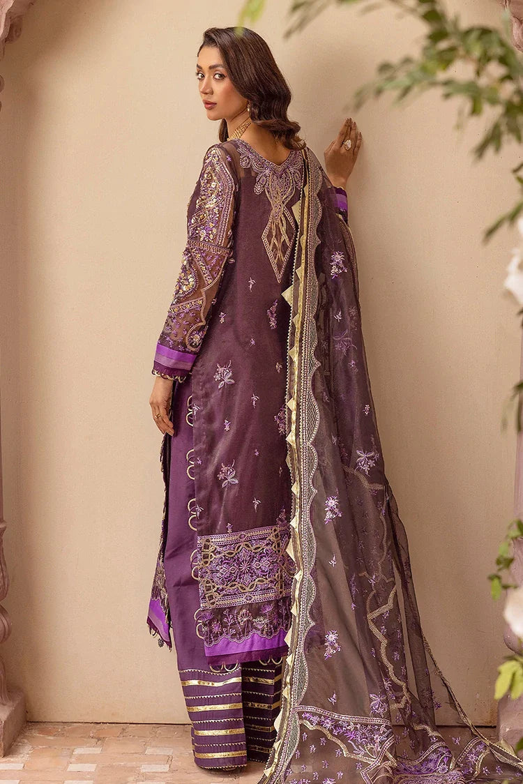 Picture of Tessa - Gul e Tar - Malika Jaan (D-01 Purple) - Available at Raja Sahib