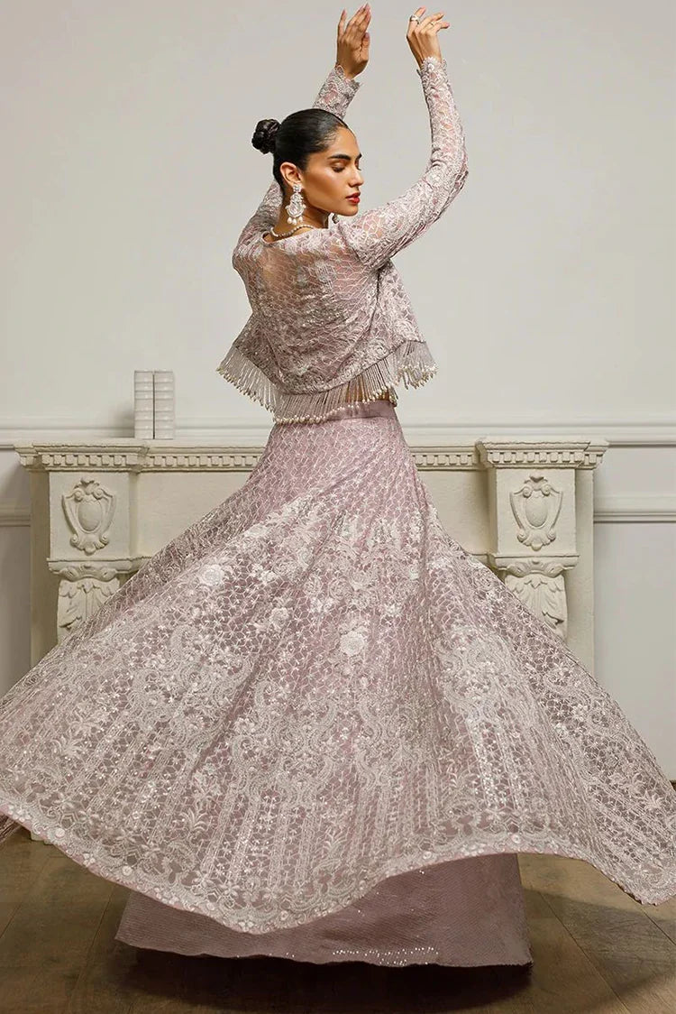 Picture of Threads & Motifs - Embroidered Jacket With Lehenga - 8569 - Available at Raja Sahib