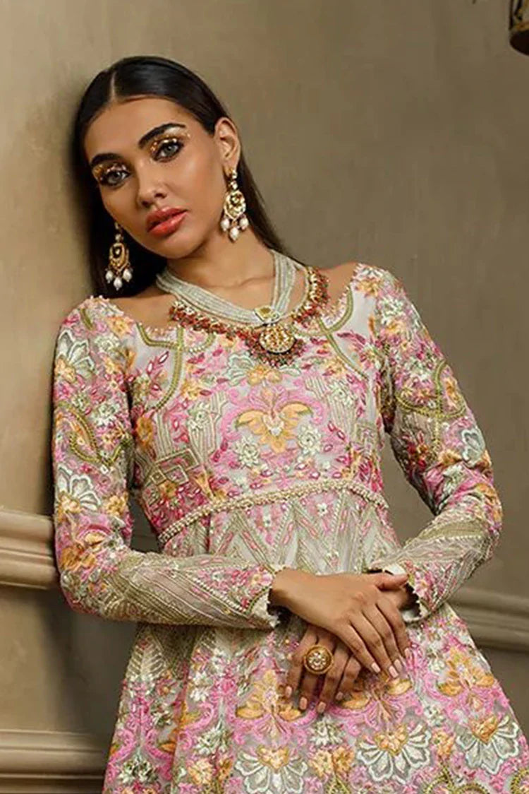 Picture of Threads & Motifs - Embroidered Peplum - 8578 - Available at Raja Sahib