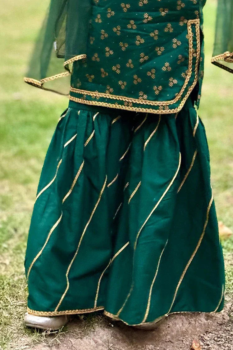 Picture of Modest - Toddlers 3 Piece Cotton Suit - 8615 - Available at Raja Sahib