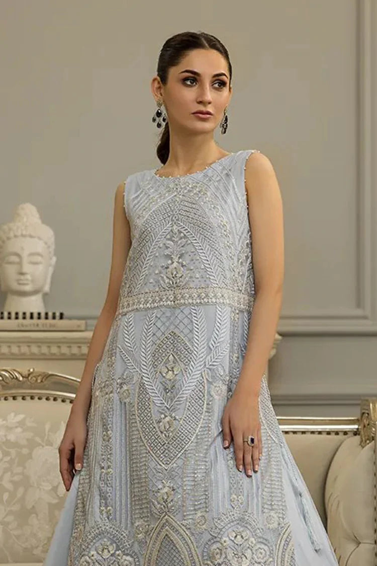 Picture of Threads & Motifs - Embroidered Shirt With Lehenga - 8640 - Available at Raja Sahib