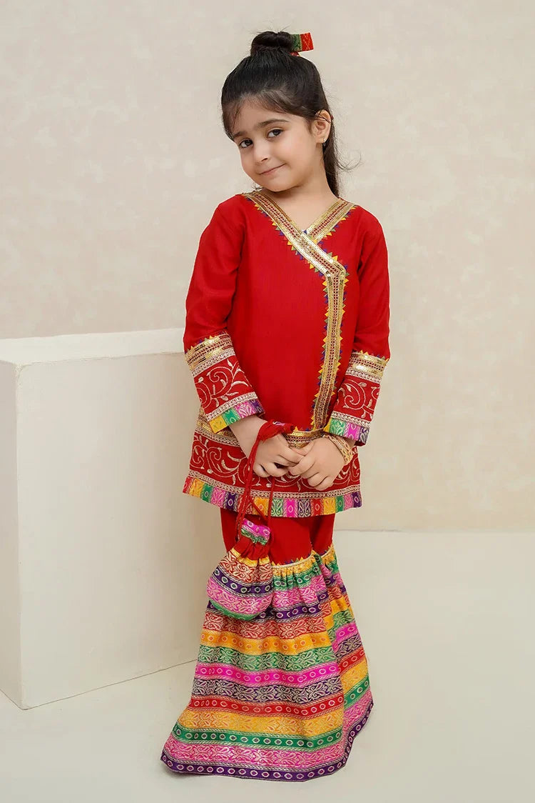 Picture of Modest - Mah e Noor - Red - Available at Raja Sahib