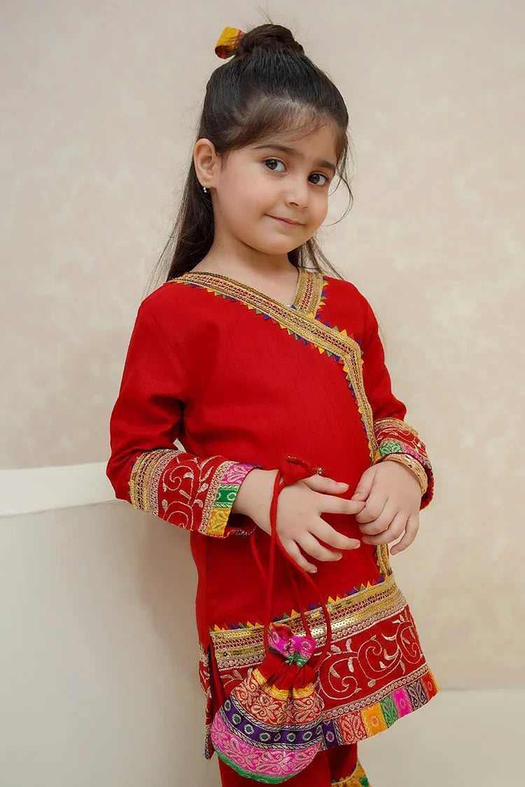 Picture of Modest - Mah e Noor - Red - Available at Raja Sahib