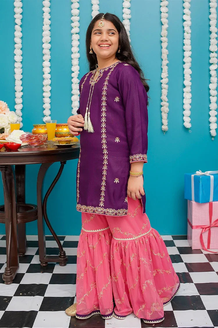 Picture of Modest - Gulnoor - Purple - Available at Raja Sahib