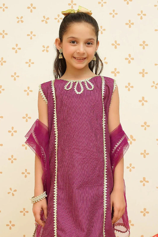 Picture of Modest - Cotton Ethnic Gharara Set - 9085 - Available at Raja Sahib