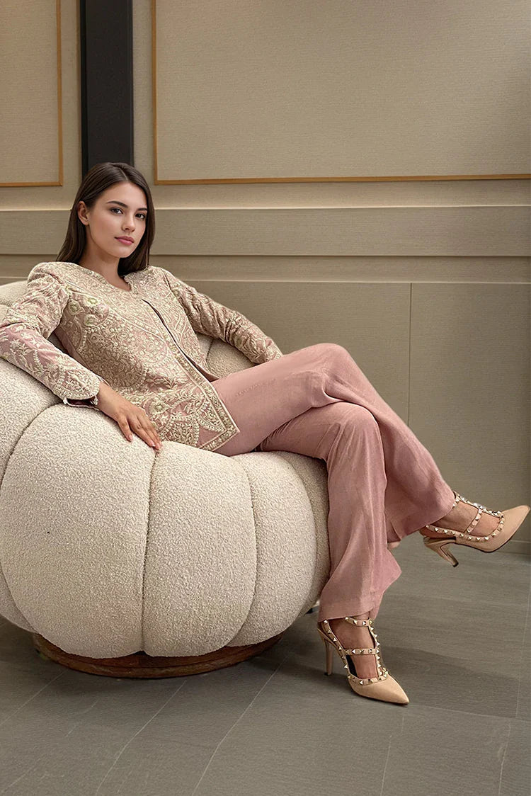 Picture of Threads & Motifs - Embroidered Jacket - 9361 - Available at Raja Sahib