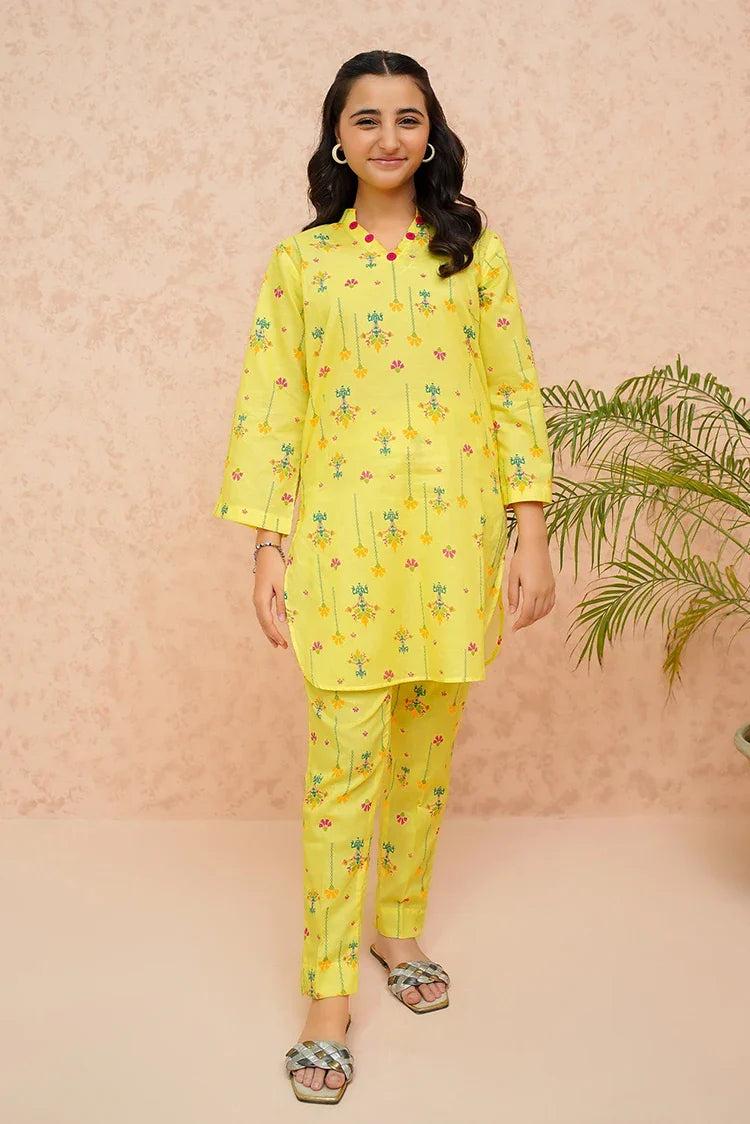Picture of Modest - Yellow Lily - 2 Piece - Available at Raja Sahib