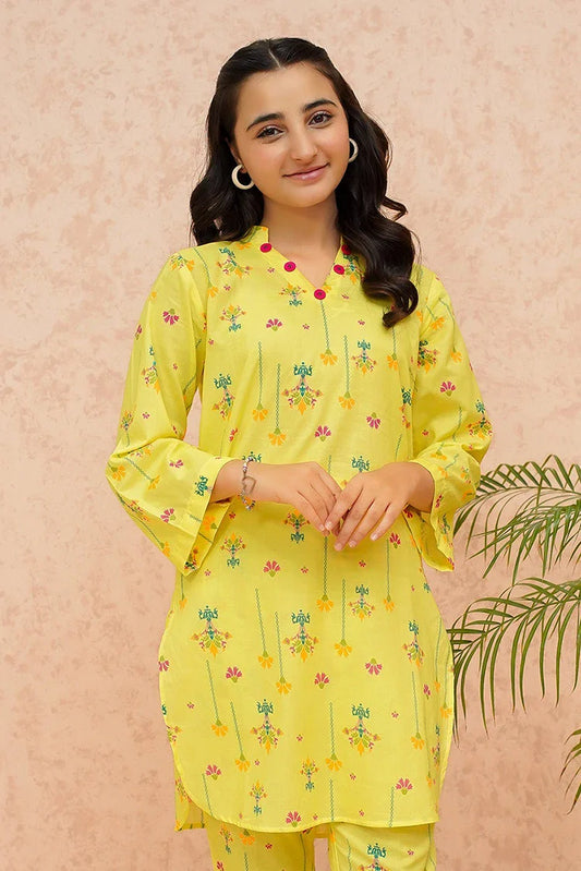 Picture of Modest - Yellow Lily - 2 Piece - Available at Raja Sahib