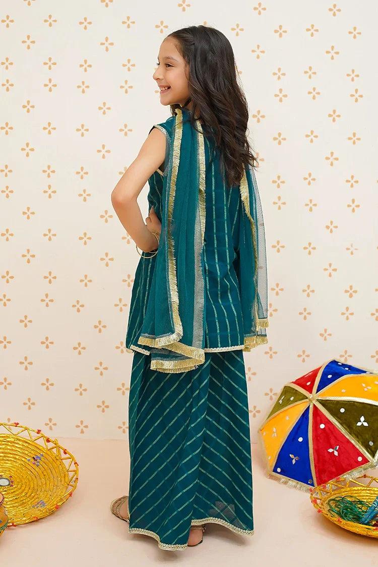 Picture of Modest - Girl 3 Piece Cotton Lawn Suit - 9530 - Available at Raja Sahib