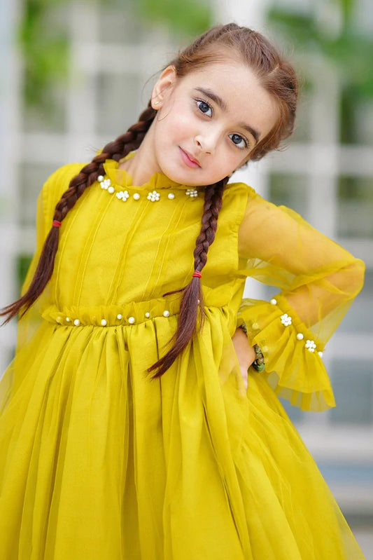 Picture of Modest - Fairy Bloom - Olive - Available at Raja Sahib