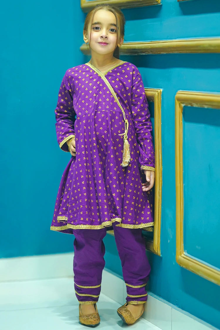 Picture of Modest - Festive Collection - Purple Adorn - Available at Raja Sahib