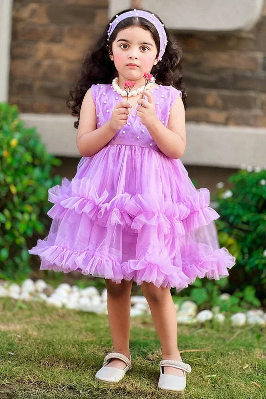 Picture of Modest - Fairy Bloom - Lilac Pearl - Available at Raja Sahib