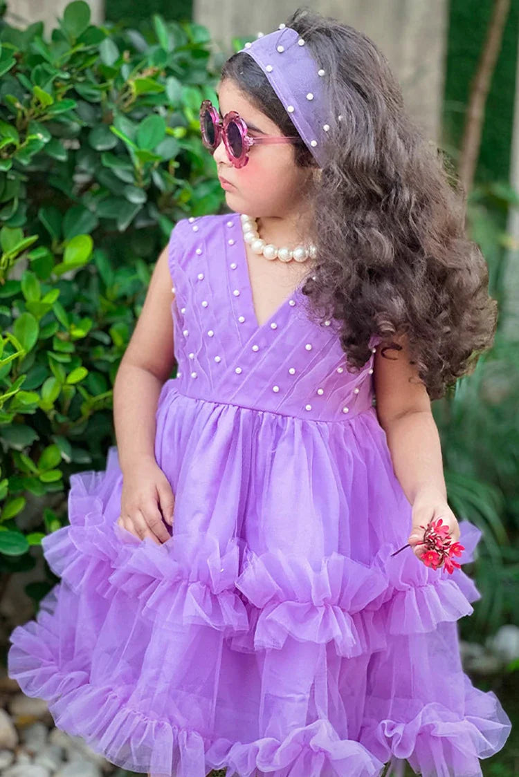 Picture of Modest - Fairy Bloom - Lilac Pearl - Available at Raja Sahib