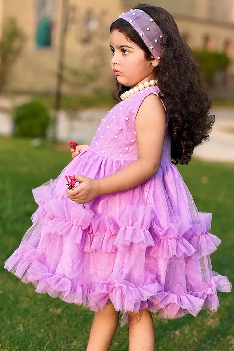 Picture of Modest - Fairy Bloom - Lilac Pearl - Available at Raja Sahib