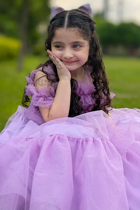 Picture of Modest - Fairy Bloom - Lavender Bloom - Available at Raja Sahib