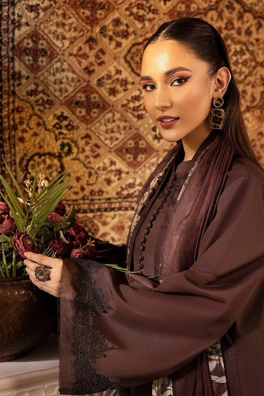 Picture of Tessa - Raw Silk Collection - Chocolato Charm - Available at Raja Sahib