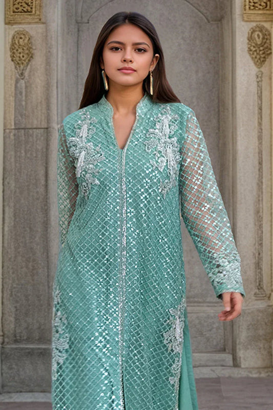 Picture of Threads & Motifs - Ready to Wear - 2 PC - 9723-G - Available at Raja Sahib
