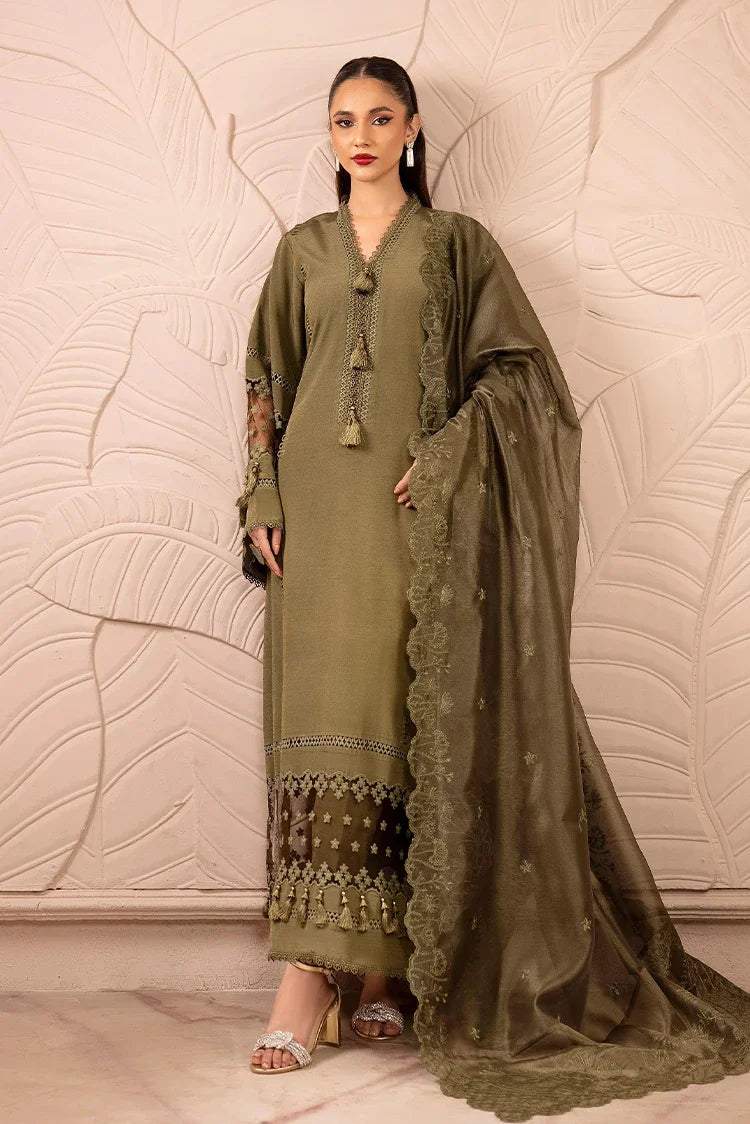 Picture of Tessa - Raw Silk Collection - Mystic Pine - Available at Raja Sahib