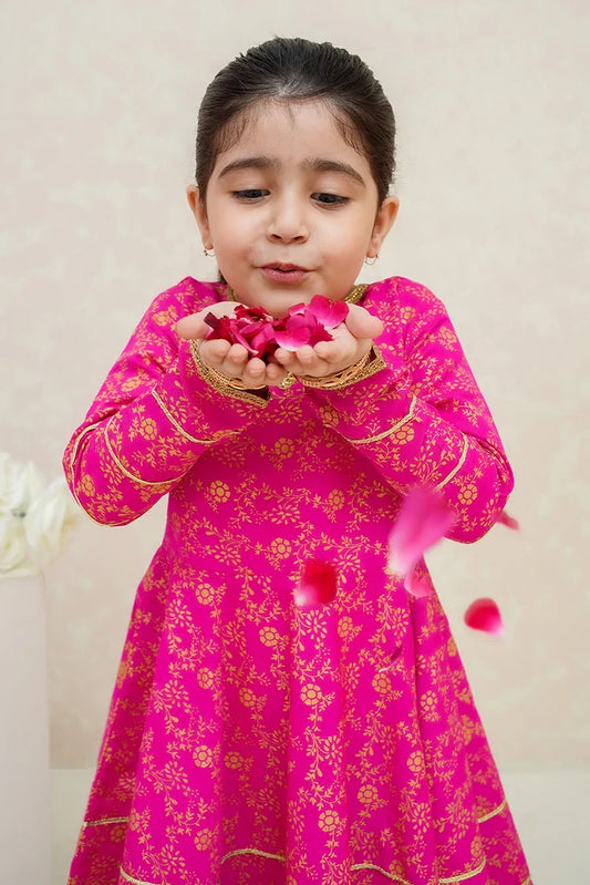 Picture of Modest - Girls 3 Piece Suit - Mahroz - Available at Raja Sahib