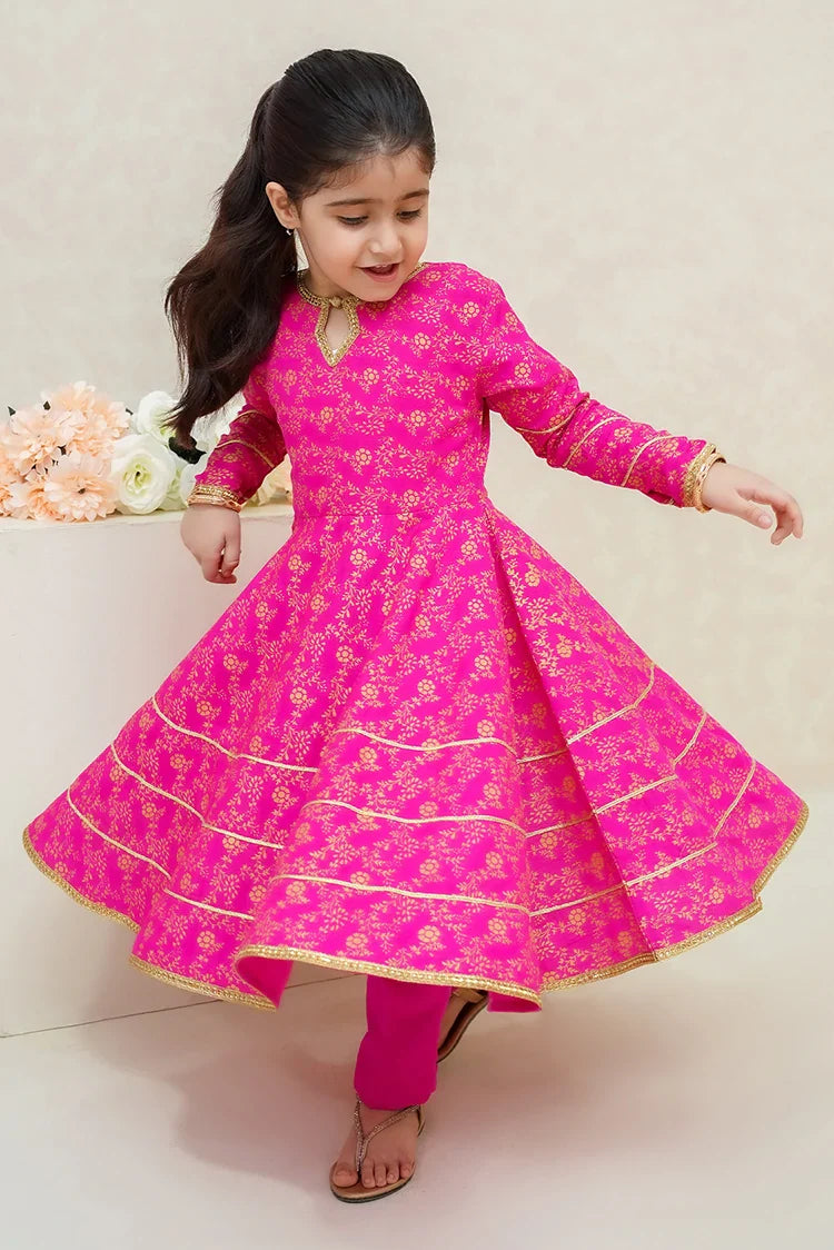 Picture of Modest - Girls 3 Piece Suit - Mahroz - Available at Raja Sahib