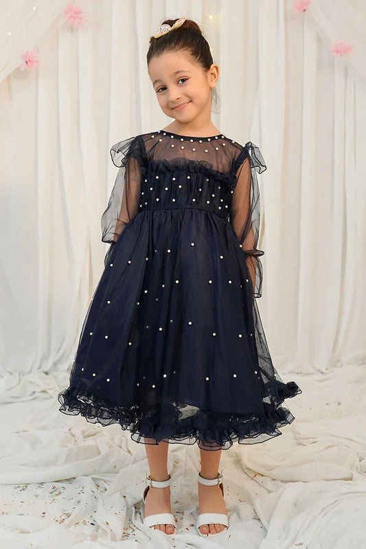 Picture of Modest - Girls Frock - Sapphire - Available at Raja Sahib