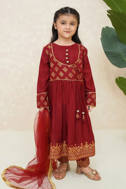 Picture of Modest - Girls 3 Piece Suit - Gulnar - Available at Raja Sahib