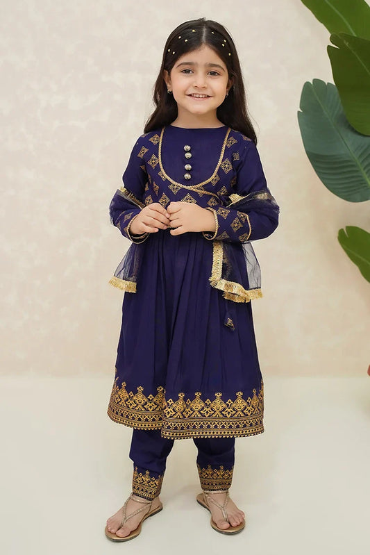Picture of Modest - Girls 3 Piece Suit - Zehra - Available at Raja Sahib