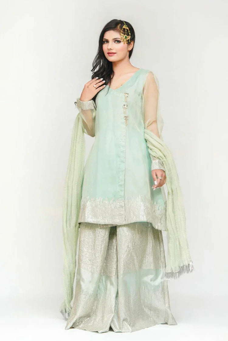 Picture of Bonitaestilo - Bloom Festive - Pista Sharara - Available at Raja Sahib