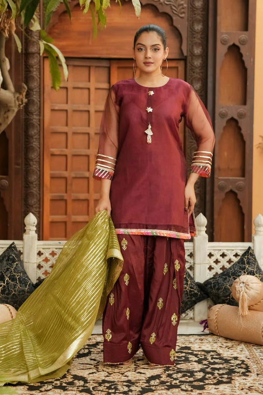 Picture of Bonitaestilo - Baano - 3 Piece - Qani Charm - Available at Raja Sahib