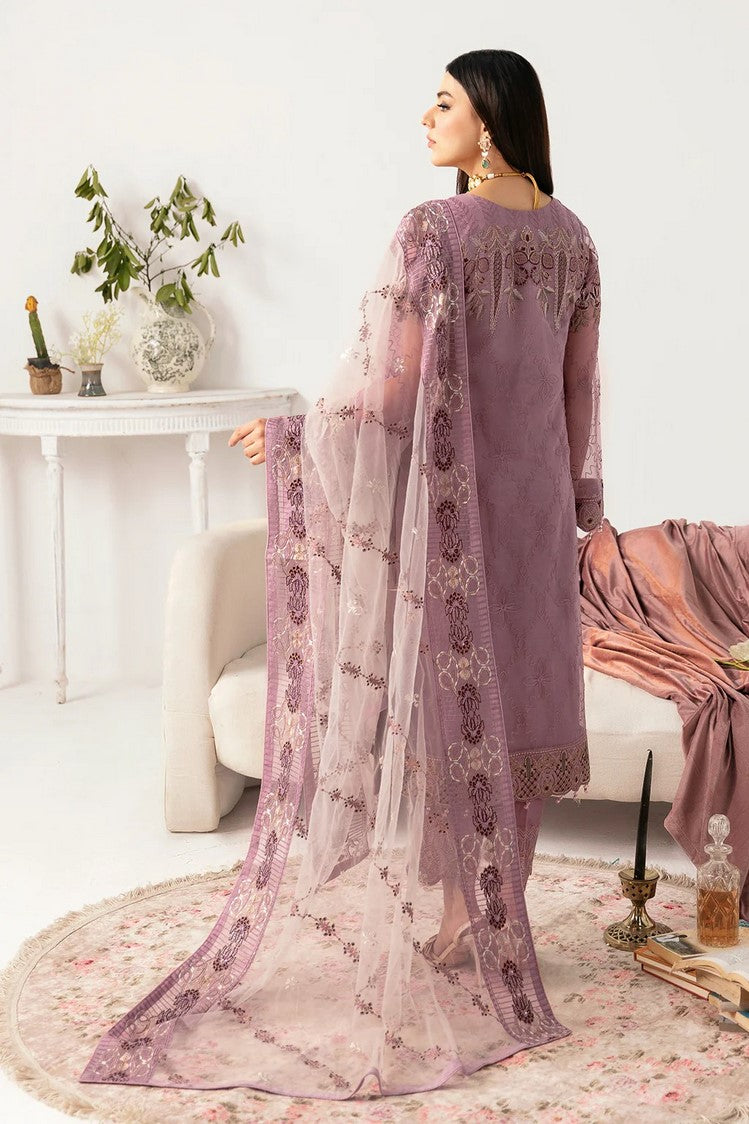 Picture of Ramsha - M 1107 Minhal Embroidered Chiffon Collection Vol 11 - Available at Raja Sahib